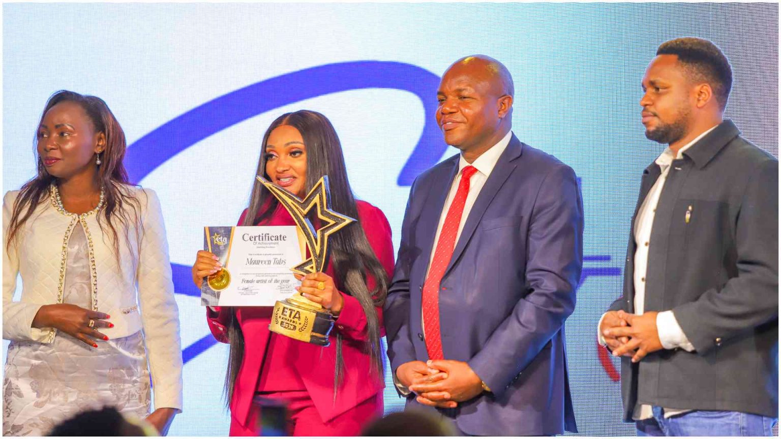 Maureen Tabs wins Female Artist of the Year as Nadia Mukami, Stephen Kasolo get ETA honours Maureen Tabs wins Female Artist of the Year as Nadia Mukami, Stephen Kasolo get ETA honours
