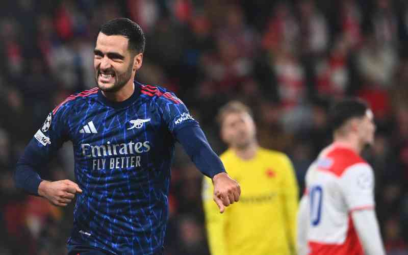 Merino brace sends Arsenal past Slavia in Champions League Merino brace sends Arsenal past Slavia in Champions League