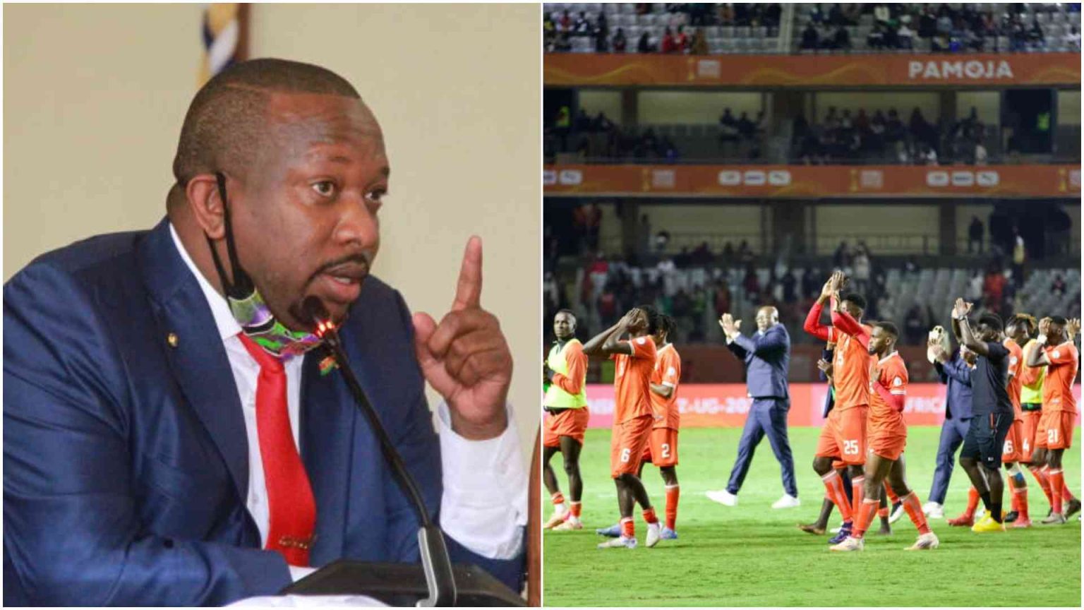 Mike Sonko petitions CAF over Harambee Stars CHAN elimination