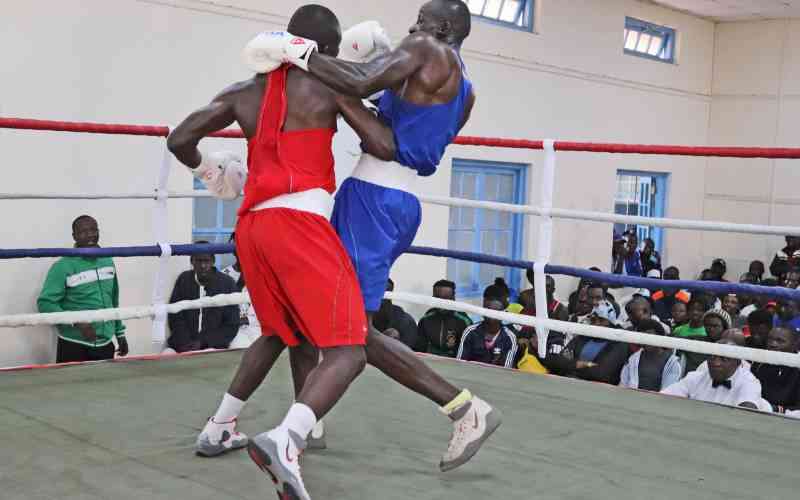 Mixed results for top boxers as Police, KDF lead after first leg Mixed results for top boxers as Police, KDF lead after first leg