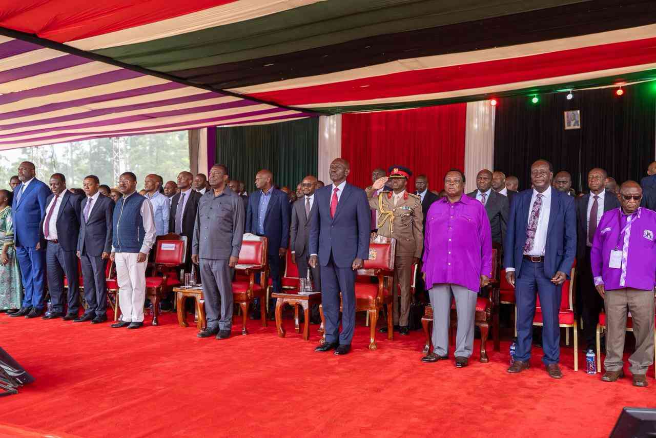 Mudavadi, Oparanya lead Ruto's re-election push at Labour Day rally