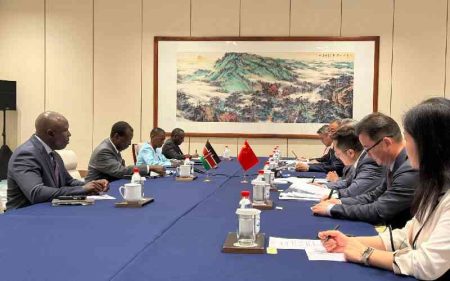 Mudavadi meets China's Wang Yi to formalise bilateral deals