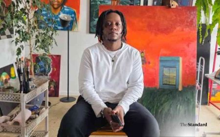 Ngabo El'cesart's home a living gallery