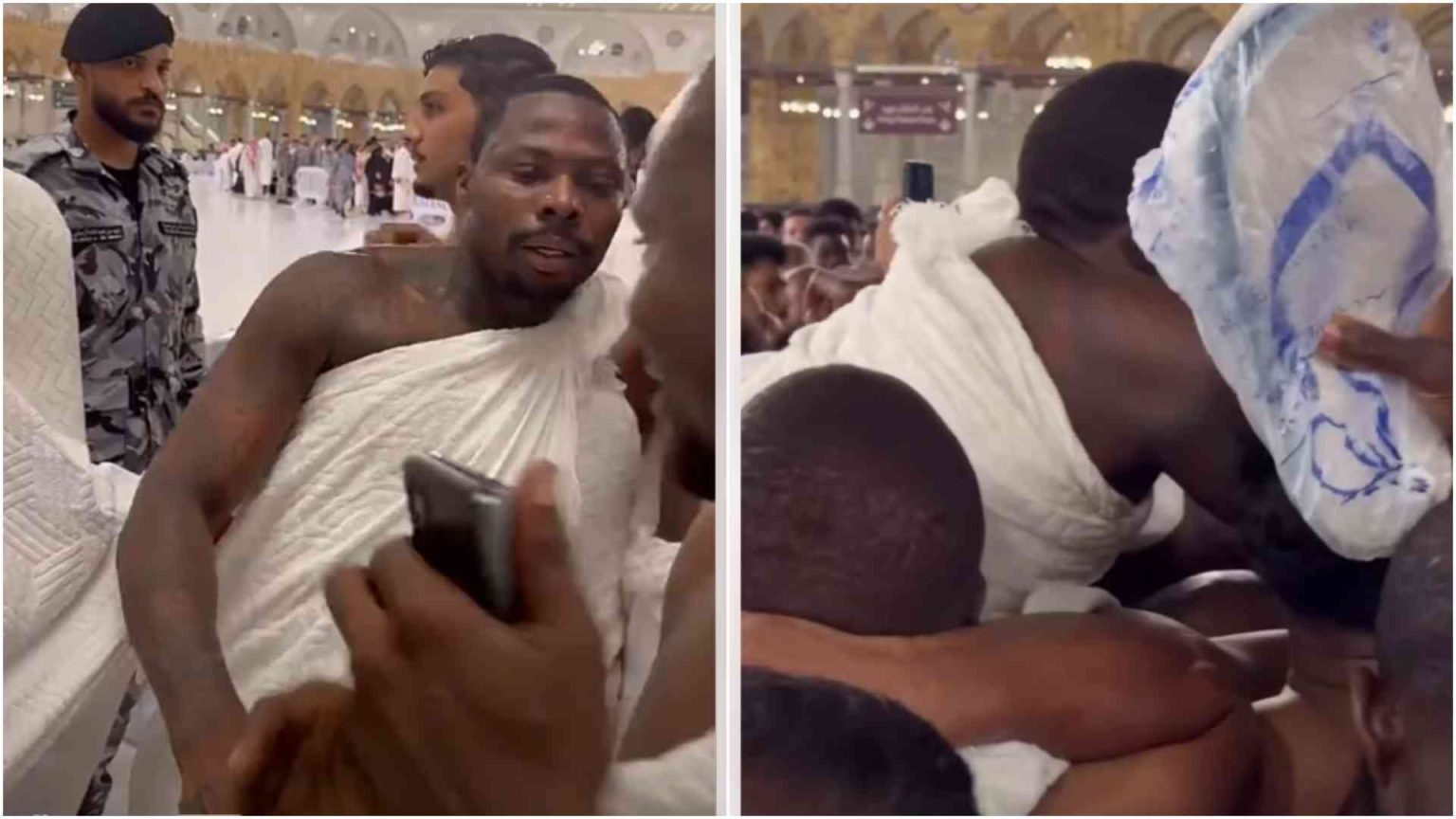 Nigerian star Asake attempts to touch Black Stone at Kaaba during Mecca pilgrimage