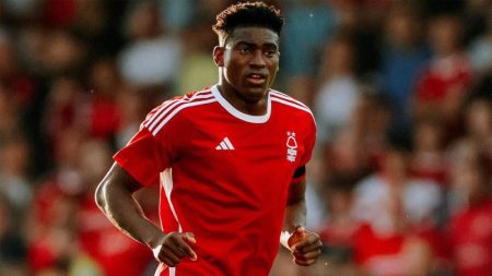 Nottingham Forest striker Awoniyi placed in induced coma after surgery