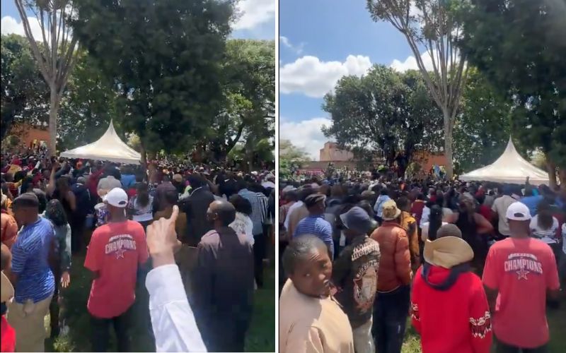 Nyeri: Thousands gather to cheer, celebrate Truphena Muthoni after setting world record Nyeri: Thousands gather to cheer, celebrate Truphena Muthoni after setting world record
