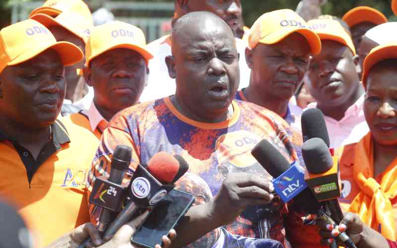 ODM delegates reject Sakaja using the party for gubernatorial bid ODM delegates reject Sakaja using the party for gubernatorial bid