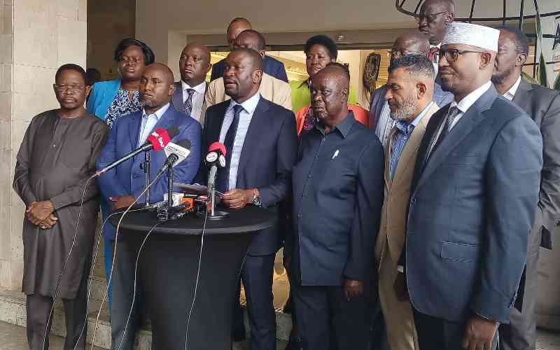 ODM vows to remain in broad-based government, honour Raila's legacy ODM vows to remain in broad-based government, honour Raila's legacy