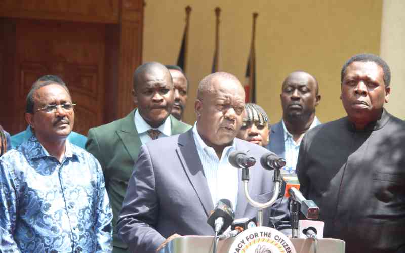 Opposition leaders accuse Ruto of hiking fuel prices for personal gain Opposition leaders accuse Ruto of hiking fuel prices for personal gain