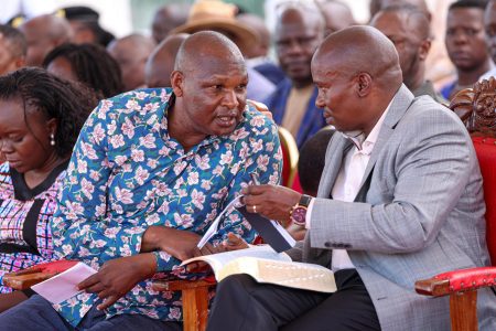 [PHOTOS] Kindiki, Farouk attend church service at Amagoro, Busia county