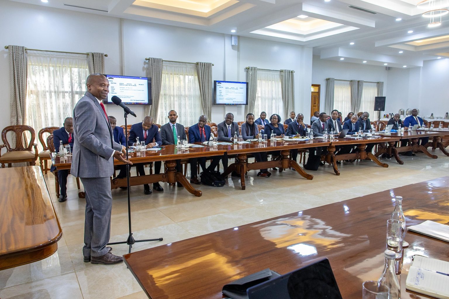 [PHOTOS] Kindiki meets Agriculture ministry officials over progress of value chain reforms