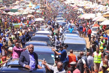 [PHOTOS] Matiang’i draws crowds as he makes political comeback