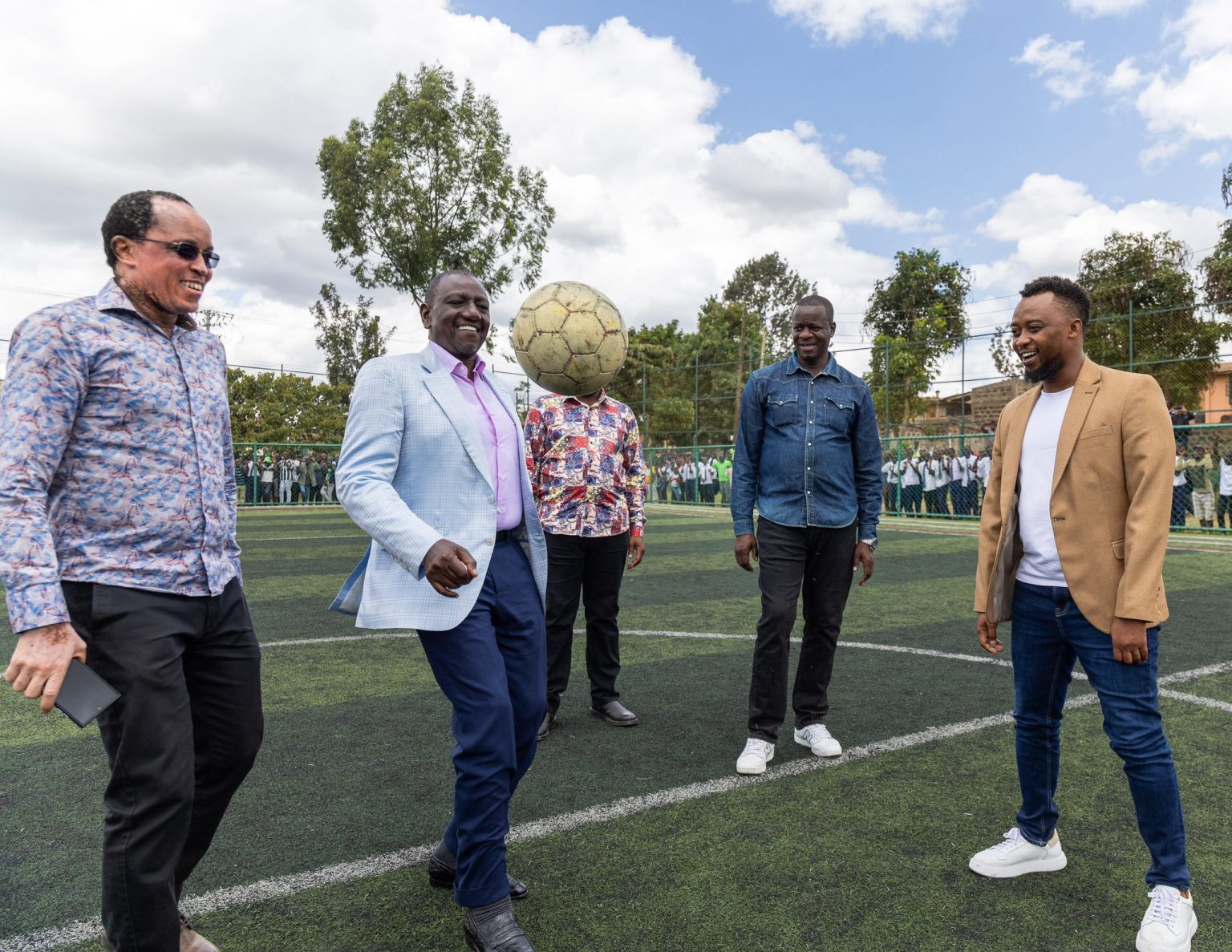 [PHOTOS] Ruto inspects Uhuru Sports Complex in Embakasi West