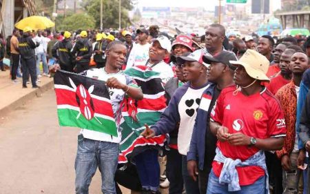 PICTURES: Fans arrive at Kasarani ahead of Harambee Stars, DR Congo CHAN opener