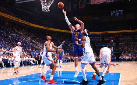 Pacers oust top-seeded Cavs as Nuggets face NBA play-offs exit