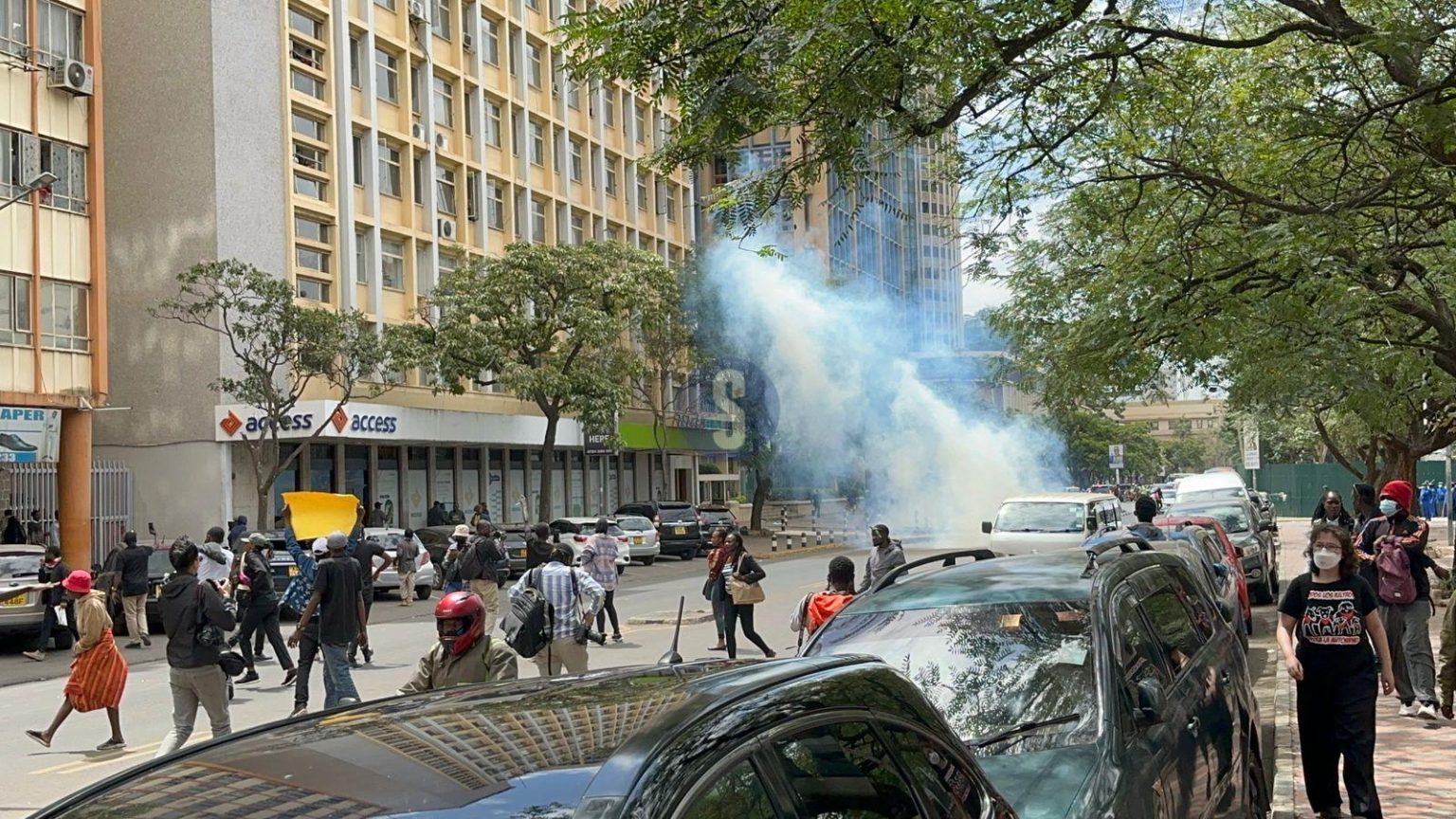Police lob teargas as protests over Ojwang's death gain momentum
