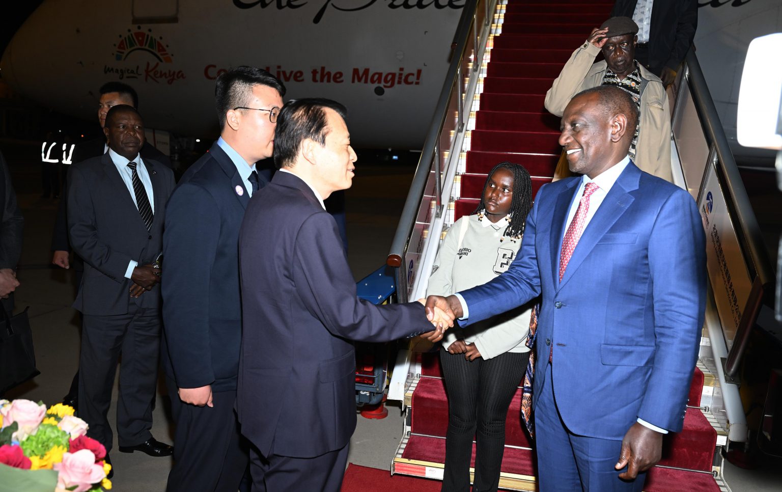President Ruto arrives in Beijing for 5-day state visit in China