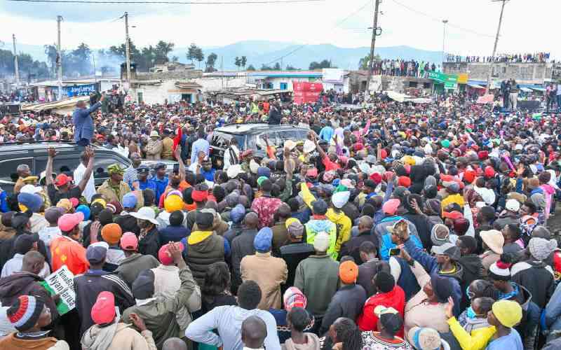 Prezzo Ruto delivers April Fool's day stunt  by taking road to ruin