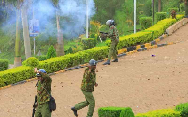 Rogue police and goons spill blood despite Raila, Ruto peace pact Rogue police and goons spill blood despite Raila, Ruto peace pact