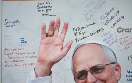 Rome businesses count their blessings with US pope