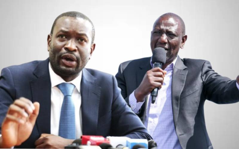 Ruto, Sifuna face off at George Oduor's burial