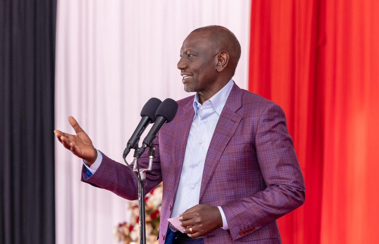 Ruto calls for unity, vows equal development across Kenya