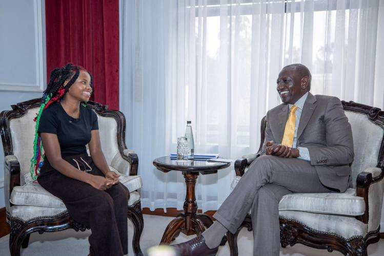 Ruto honours tree-hugging activist with state award Ruto honours tree-hugging activist with state award