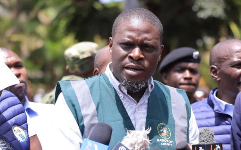 Sakaja defends riverbank evictions Sakaja defends riverbank evictions