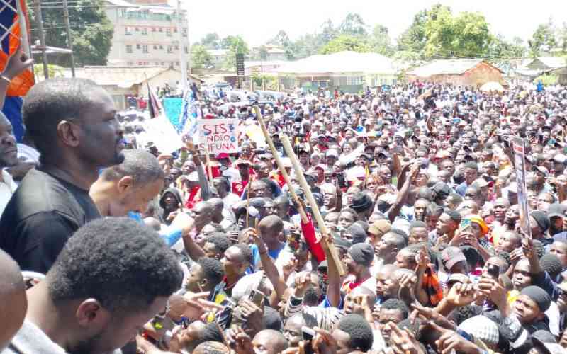 Sifuna alleges state leaked their flight details Sifuna alleges state leaked their flight details