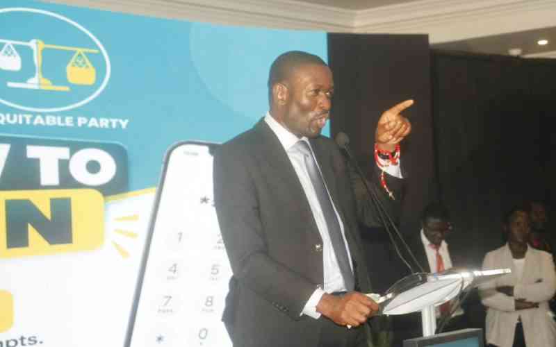 Sifuna moves to turn Equitable Party into Linda Mwananchi Sifuna moves to turn Equitable Party into Linda Mwananchi