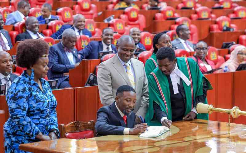 Six newly elected MPs sworn in after hotly contested by-elections Six newly elected MPs sworn in after hotly contested by-elections