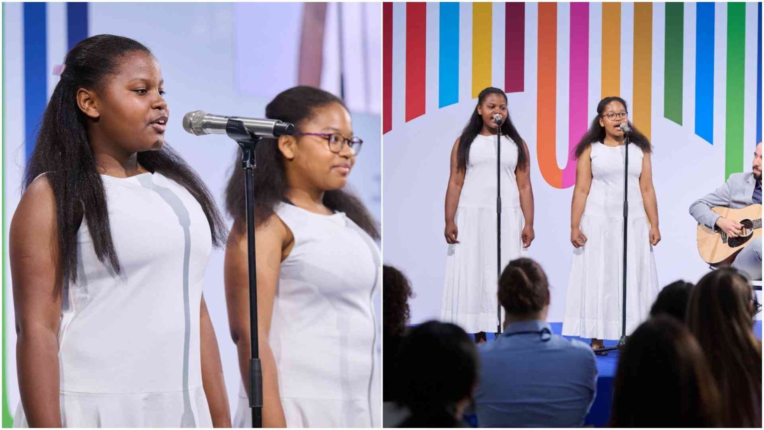South Africa's Vikky, Pippa Munyoro champion climate action through 'All for One' song at Hamburg conference
