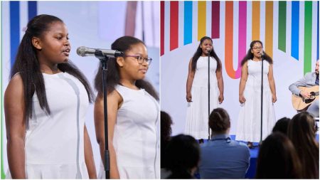 South Africa's Vikky, Pippa Munyoro champion climate action through 'All for One' song at Hamburg conference