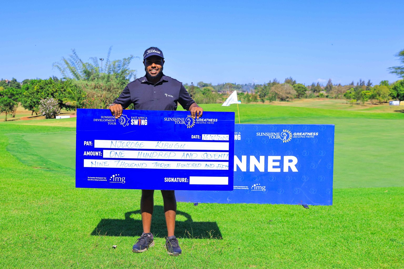 Sunshine Development Tour: Two-horse race between Njoroge, Rwandese Nsanzuwera ahead of Grand Finale