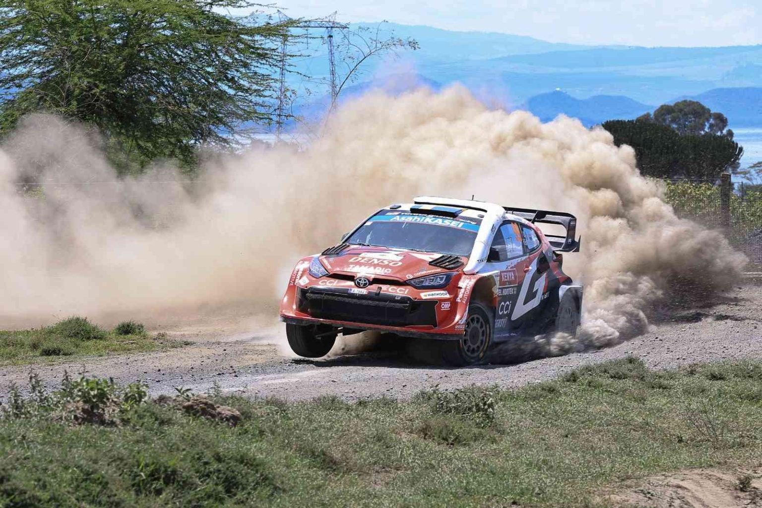 Takamoto describes the Kedong' Two puncture as his worst in WRC Safari Rally