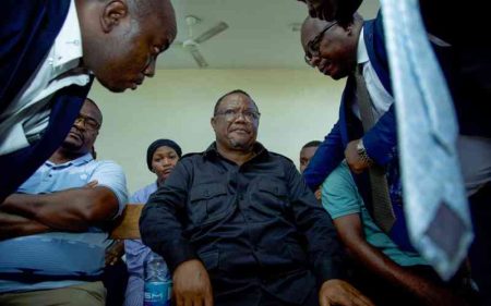 Tanzania opposition officials detained ahead of leader's court appearance