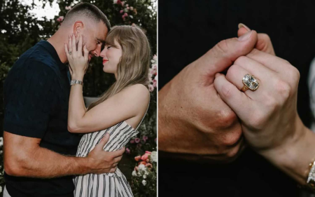 Taylor Swift says yes to Travis Kelce in romantic engagement