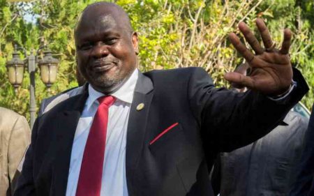 This man, Riek Machar, South Sudan's first Vice President
