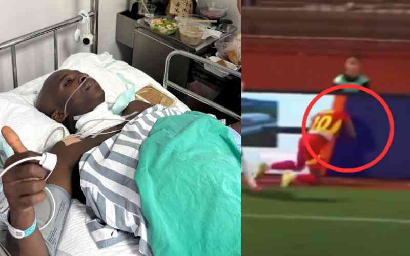 Togolese international footballer set to play again after breaking neck during match Togolese international footballer set to play again after breaking neck during match