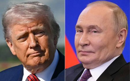 Trump, Putin head for high-stakes Alaska summit