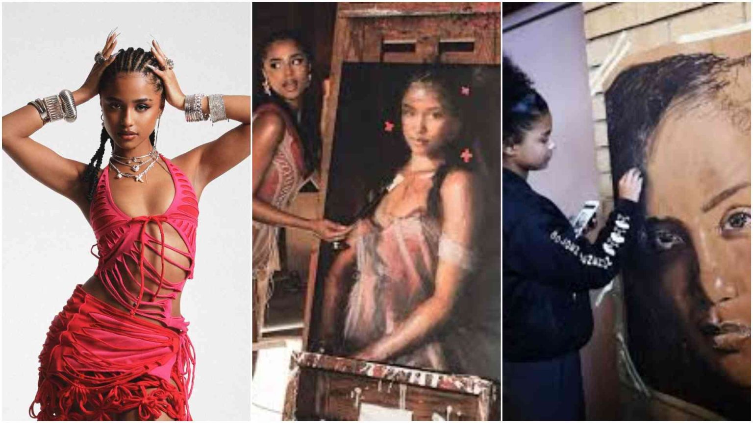Tyla unveils hidden talent, self-painted portraits in 'Art' music video