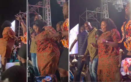 VIDEO: Millicent Omanga lights up Mkisii Festival with bubbly dance alongside Geoffrey Mosiria
