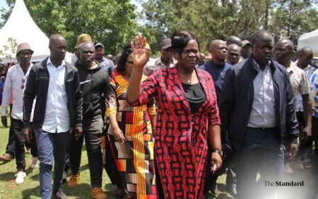 Wanga weeps rivers for Were, roasts Ruto's UDA