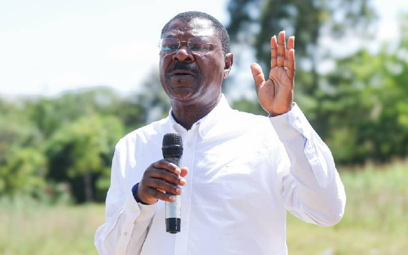 Wetang'ula rejects poll findings on Natembeya's Luhya influence Wetang'ula rejects poll findings on Natembeya's Luhya influence