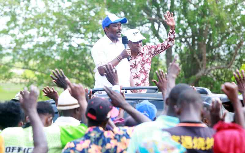 Wiper's Kalonzo campaigns for DCP candidate in Magarini Wiper's Kalonzo campaigns for DCP candidate in Magarini